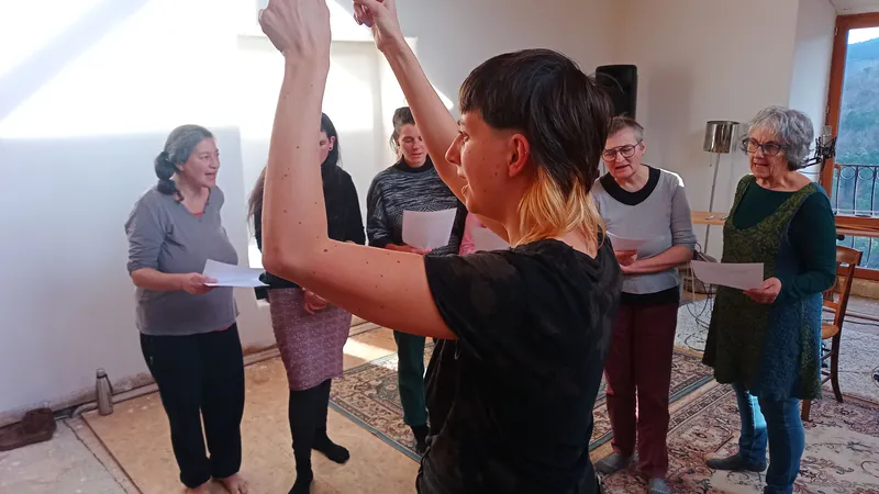 Stage de chant à danser avec Élio Nardini