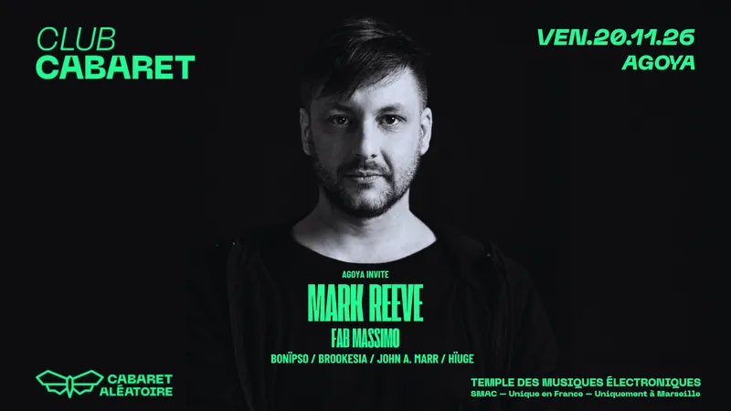 Club Cabaret: Agoya Invite Mark Reeve