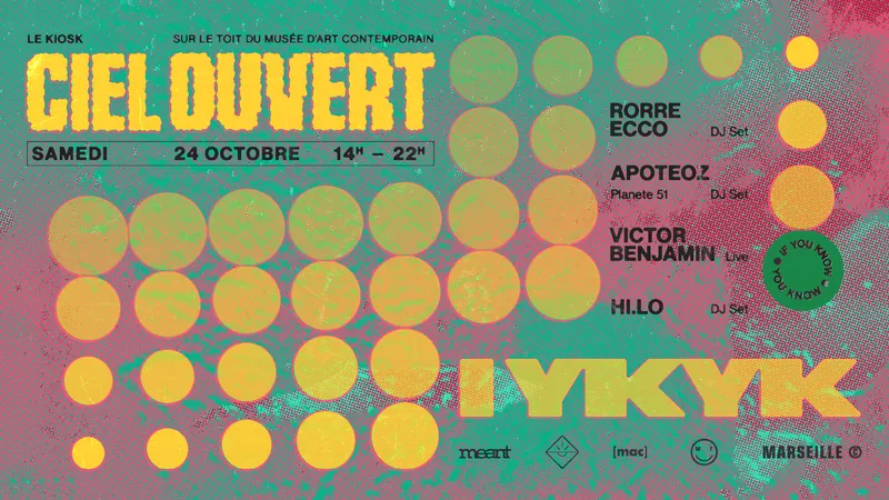 CIEL OUVERT: RORRE ECCO, APOTEOZ, V. BENJAMIN (live) & more