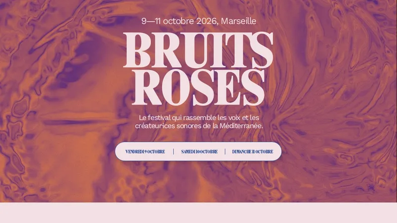 Bruits Roses 2026 - Cinéma pour l'oreille