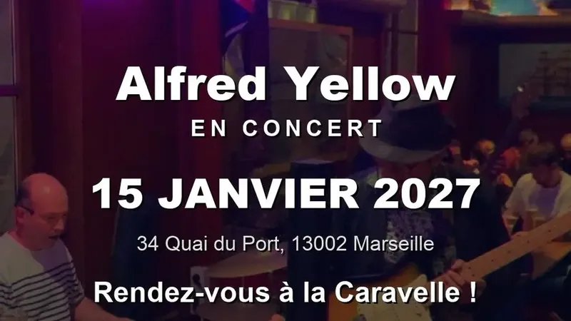 Alfred Yellow en concert à La Caravelle