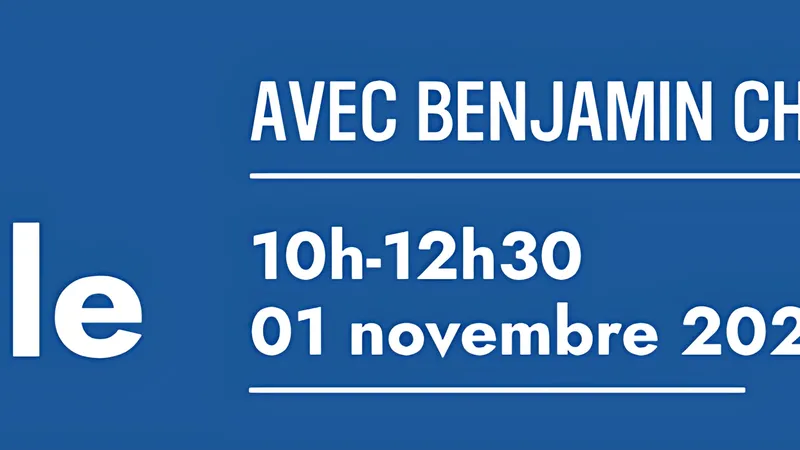 Atelier d'aquarelle par Benjamin Chasselon - 01 novembre 2026