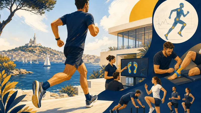 Illustration IA inspirée de 4ème journée méditerranéenne de kinésithérapie du sport