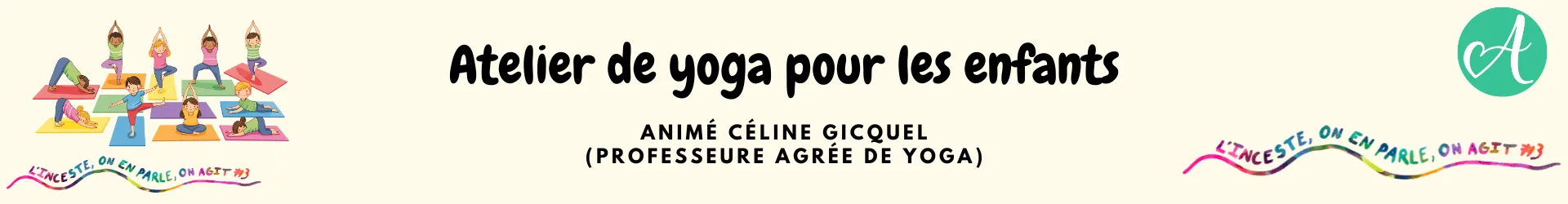 Atelier de yoga pour les enfants - L'inceste, on en parle, on agit !