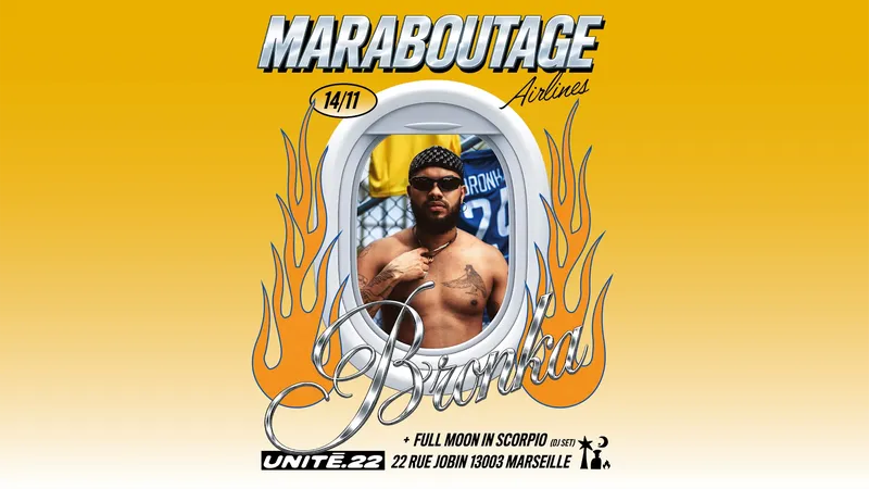 Maraboutage Airlines vol.10 x Bronka 🇧🇷​ @ Unité22