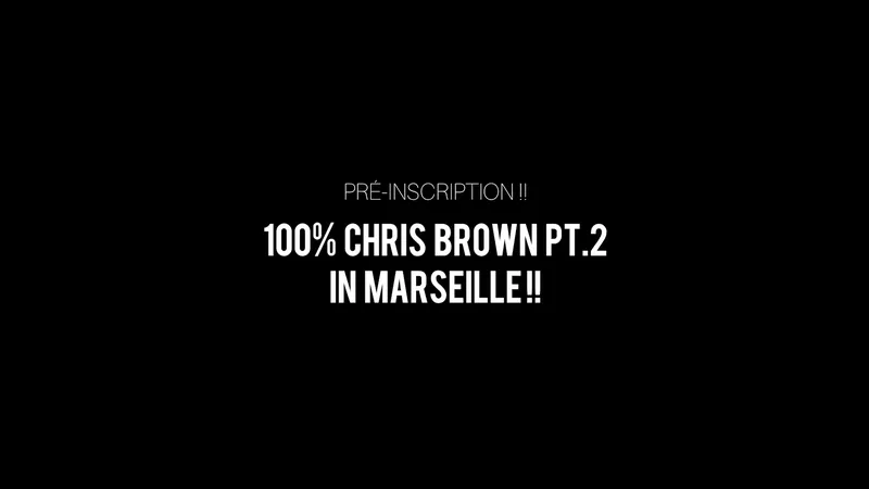 100% chris brown party pt.2 in marseille !!