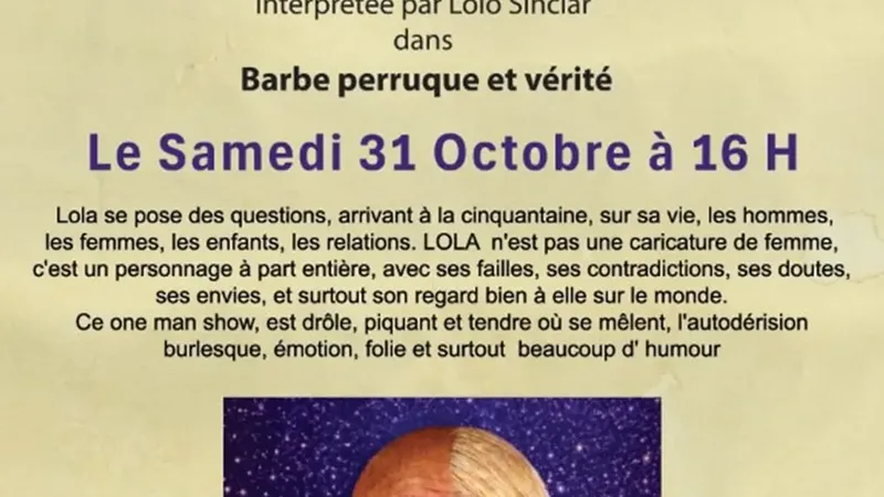 Lolo Sinclar dans Barbe, perruque et vérité