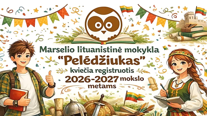 MARSELIO LITUANISTINE MOKYKLA 2026/2027 m.