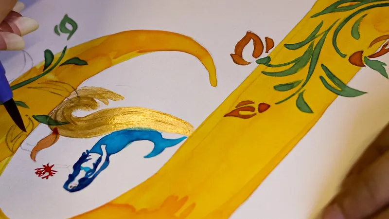 Visite-atelier en famille "De l’or et de la couleur dans les vies : l’enluminure au Moyen Âge" - MHM