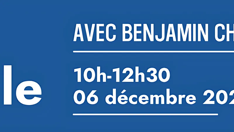 Atelier d'aquarelle par Benjamin Chasselon - 06 Décembre 2026