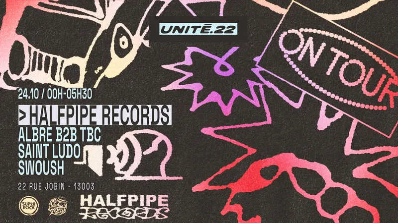 U.22 X Halfpipe Records: Saint Ludo, Swoush, Albré B2b Ksu