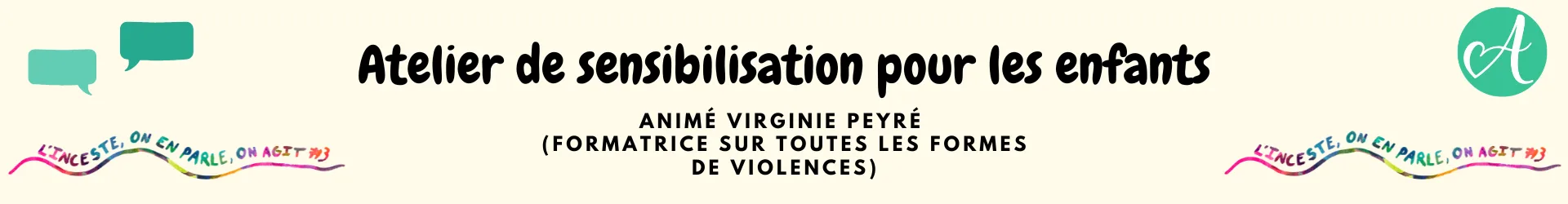 Atelier de sensibilisation pour les enfants - L'inceste, on en parle, on agit !