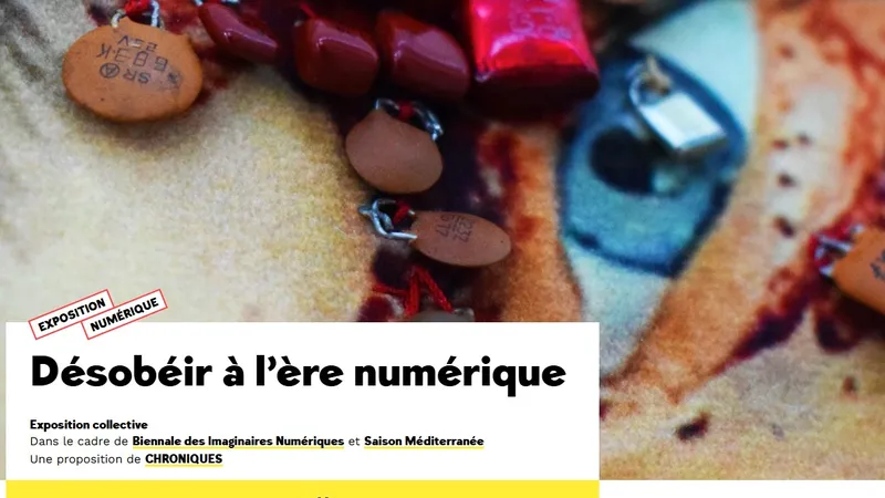 Biennale des Imaginaires Numériques 2026 - Désobéir à l'ère numérique
