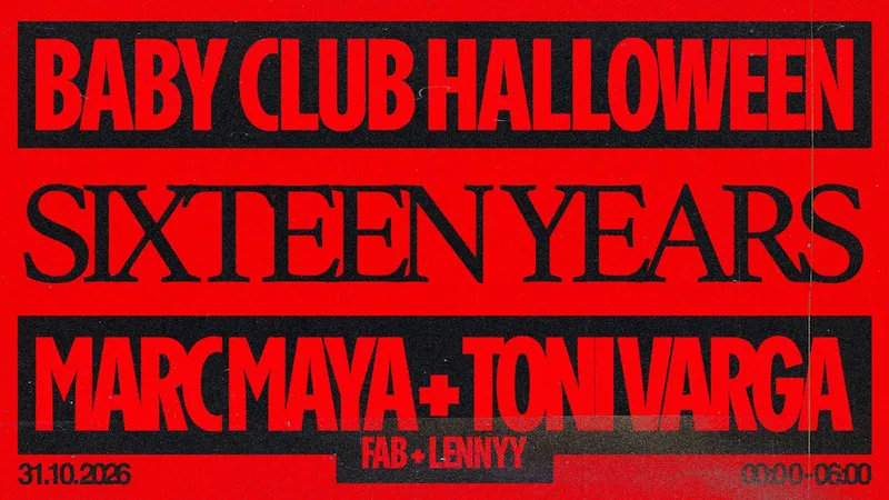 Baby club halloween sixteen years : Marc maya + toni varga