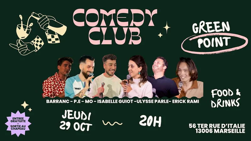 Greenpoint Comedy Club 29/10