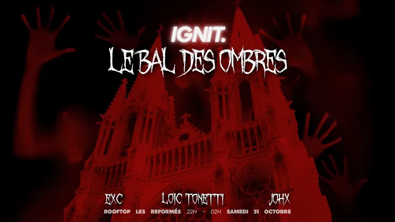 Le Bal Des Ombres - IGNIT.  Rooftop Les Réformés (Halloween)