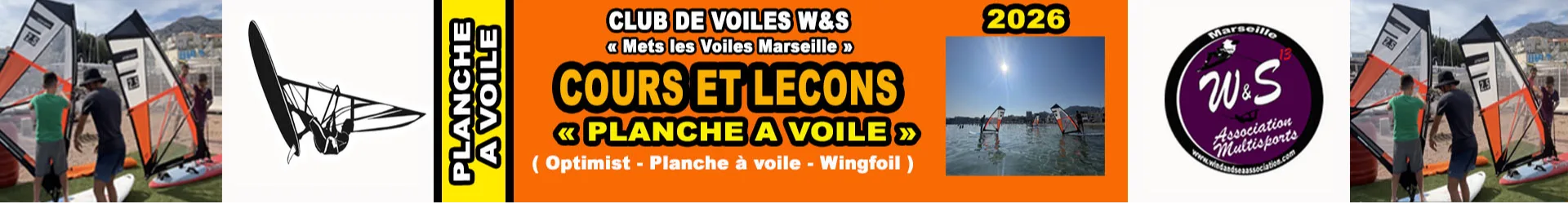 Cours et Leçons de Planche à Voile CLUB (SEPTEMBRE 2026)