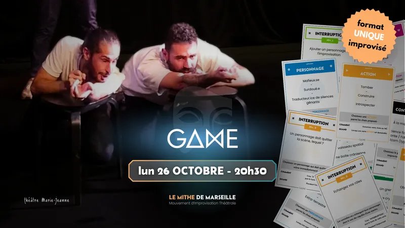 26/10 - GAME ! Spectacle d'improvisation du lundi